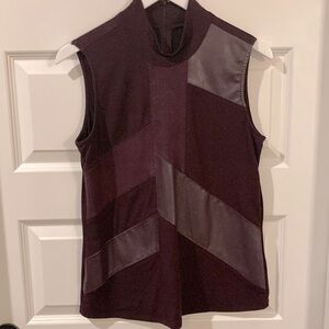 Calvin Klein Purple Sleeveless Blouse